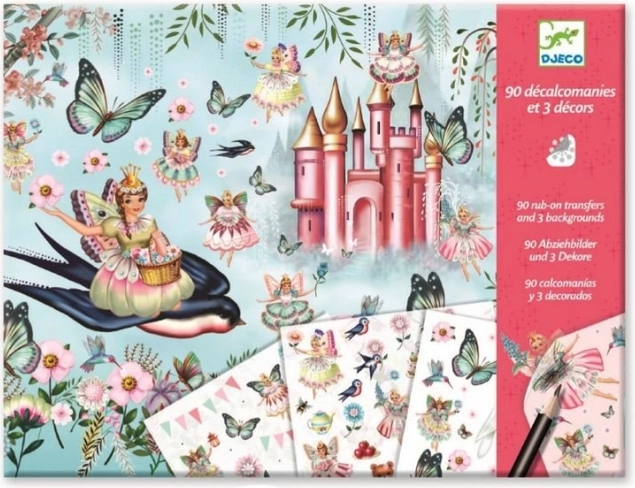 DJECO sada propisovacích obrázků – pohádková říše