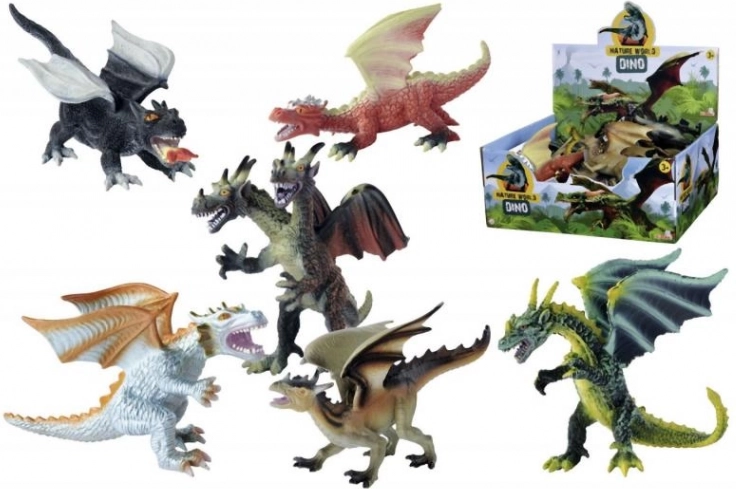 Realistické figurky draků 18-20 cm