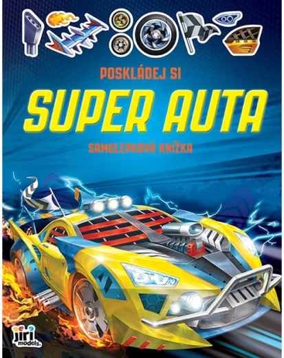Poskládej si Super auta – samolepková knížka