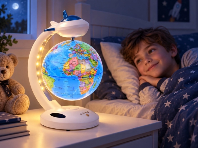 LED lampička se 3 barvami světla