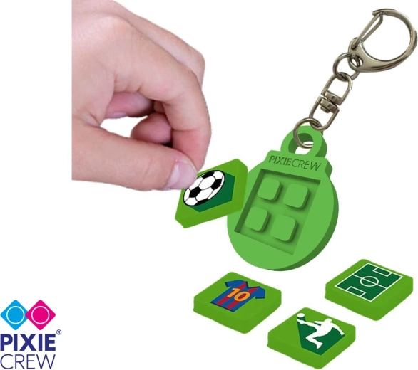 Pixie crew kruhový přívěšek na klíče zelený