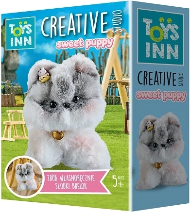Stnux Sweet puppy šedé koťátko plyšová hračka