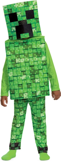 Autentický pixelový design Creeper