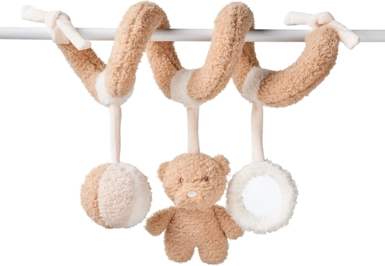 Nattou hračka spirála Teddy medvídek 20 cm, 0m+