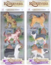 Plastoví pejsci 7 cm - 3 ks – Set 2