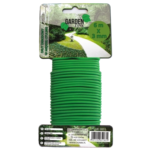 Zahradní vázací drát 3 mm × 6 m, zelený