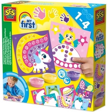 SES Creative Moje první – malování prsty: fantazijní postavy