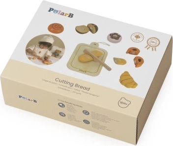 Dřevěná sada pečiva na krájení Viga Toys PolarB