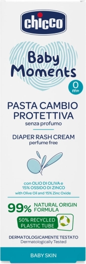 Chicco krém na opruzeniny se zinkem Baby Moments 100 ml