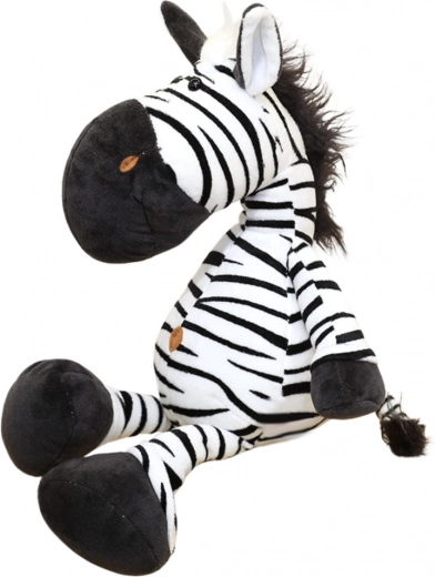 Plyšová hračka Zebra černobílá 25 cm