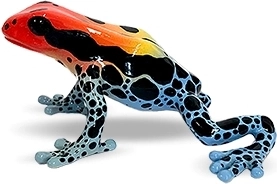 Bullyland žabka Amazonica – ručně malovaná figurka