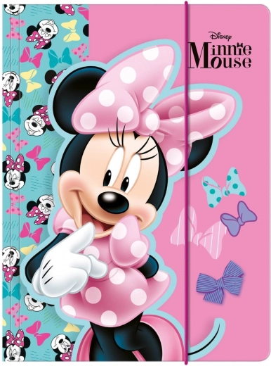 Desky na sešity Minnie A4 s gumičkou