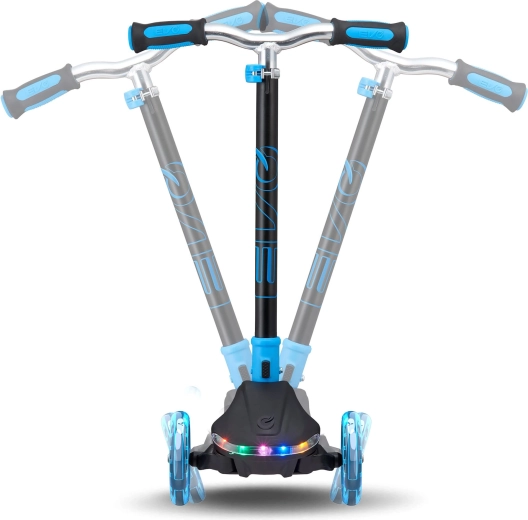 Stabilní tříkolový design s lean-to-steer