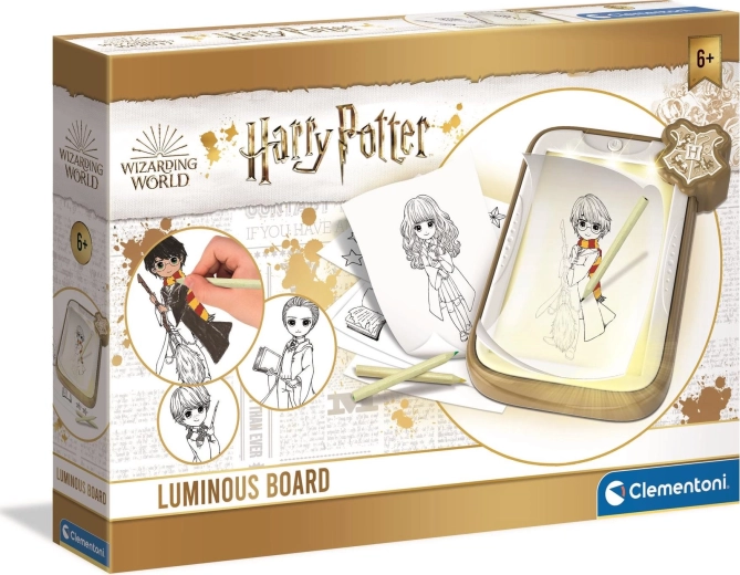 Clementoni Harry Potter svítící kreslicí tabule