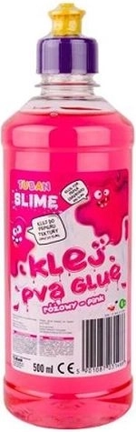 TUBAN růžové PVA lepidlo 500 ml pro výrobu slizu