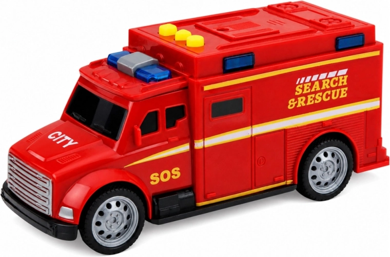 Výrazné záchranářské označení SOS Search & Rescue
