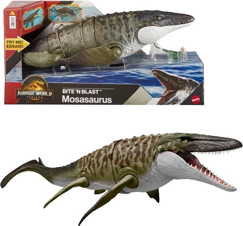 Jurassic World Mozasaurus s útokem tlamou