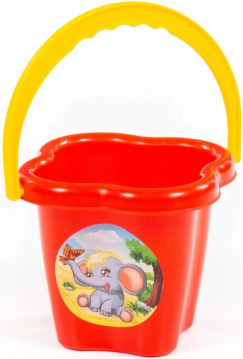Hravý design kytičky a motiv zvířátka