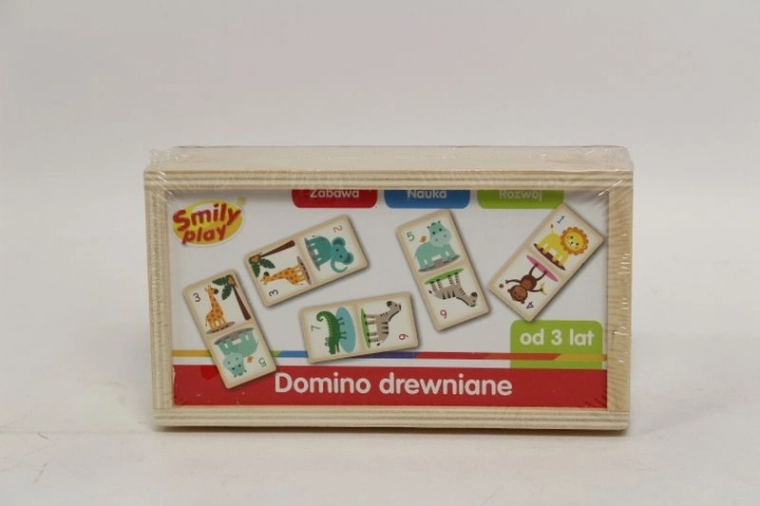 SmilyPlay dřevěné domino pro děti