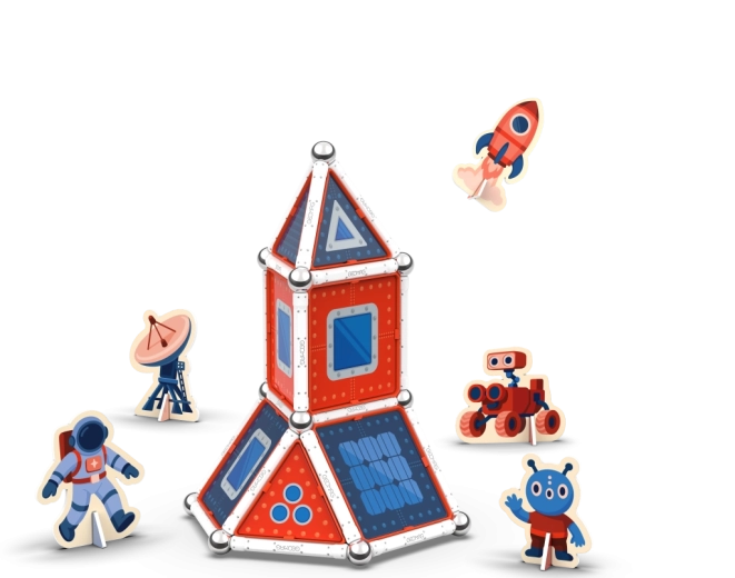 Magnetické spojování pro stabilní 3D modely