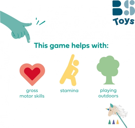 Hobby koník – jednorožec s kužely pro děti