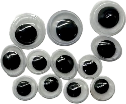 Ozdobte dílka třpytkami a pohyblivými očičky