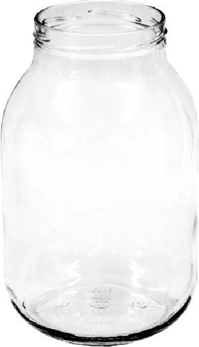 Skleněná zavařovací dóza 3000 ml se širokým hrdlem 100 mm