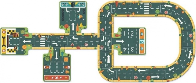 Kreativní podlahové puzzle