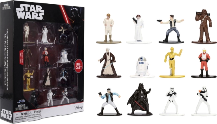 Star Wars Nano Metalfigs série 1 - 12 ks