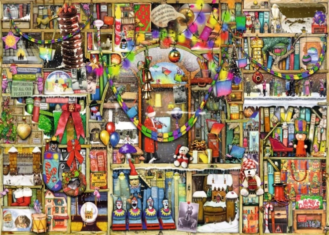 Ravensburger puzzle Vánoční kredenc 1000 dílků