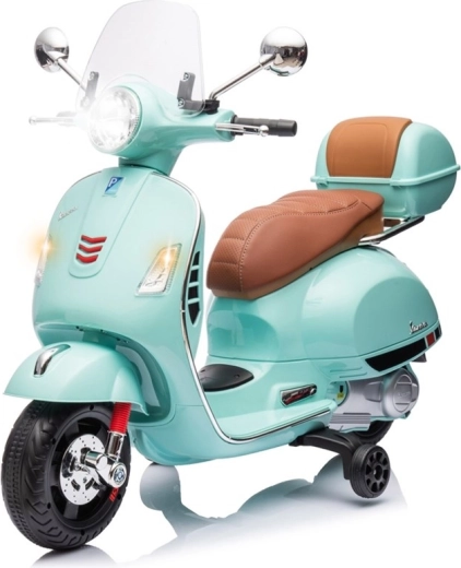 Milly Mally Vespa GTS Super elektrický dětský skútr na baterii mint