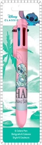 Disney Stitch šesti barevné kuličkové pero