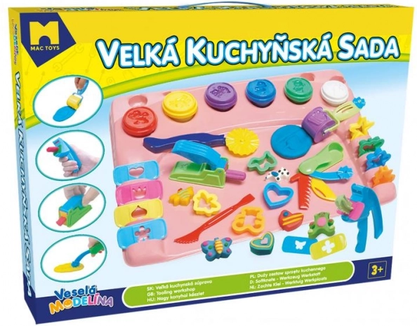 Modelo velká kuchyňská sada s podložkou pro modelování