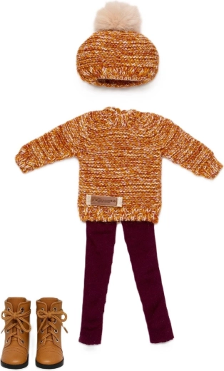 Hřejivý pletený styl pro chladné dny