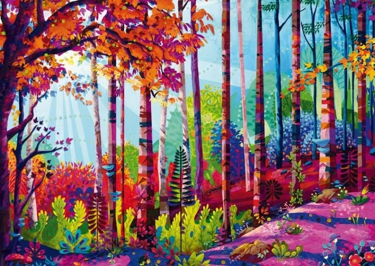 Puzzle V srdci lesa 1000 dílků