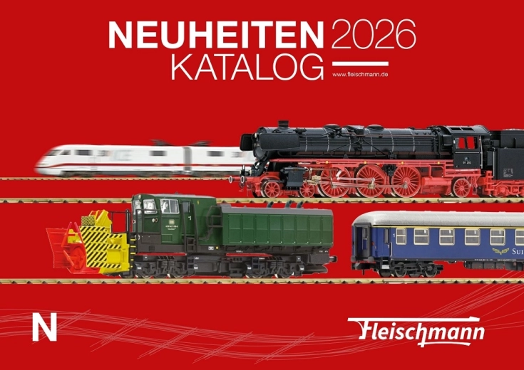 Fleischmann katalog novinek 2026 (anglicky)