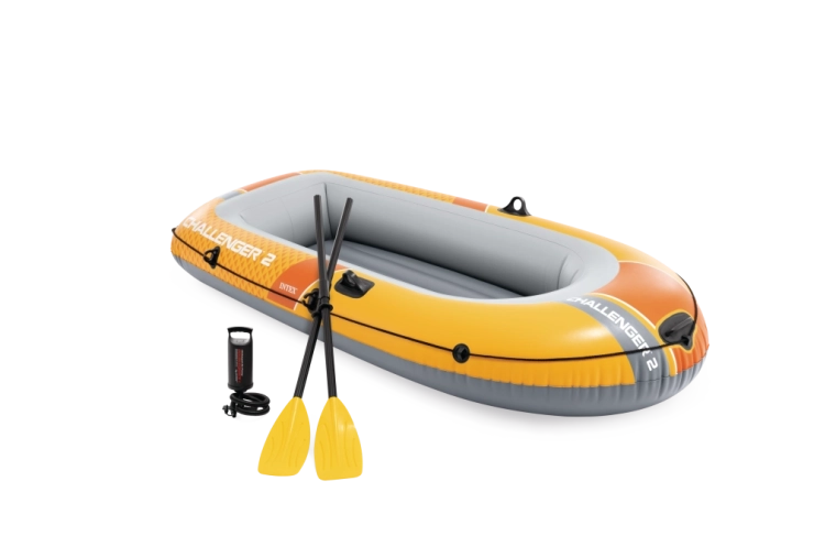 Nafukovací člun pro 2 osoby intex challenger 2 set s pumpou a pádly