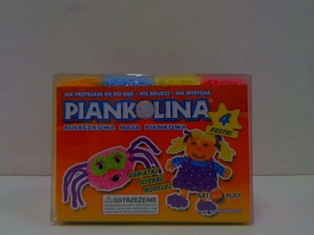 Piankolina modelovací hmota 4 barvy oranžová