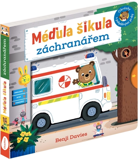 Méďula šikula záchranářem – obrázky s pohyblivými prvky