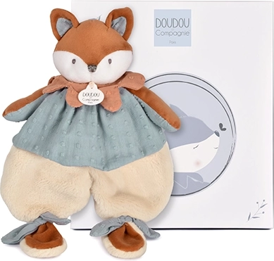Doudou dárková sada plyšový muchláček Liška Timo 29 cm