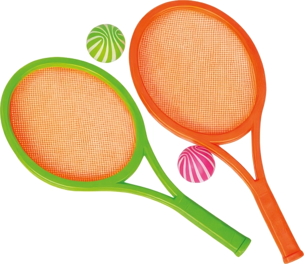Sparkys dětský tenisový set 34 cm (2 rakety + 2 míčky)