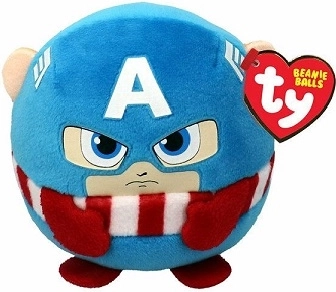 Ty Beanie Balls Captain America plyšová koule