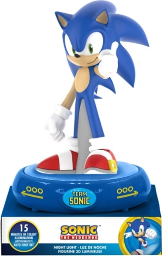 Noční LED lampa 3D Sonic