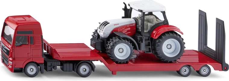 Siku super tahač MAN s návěsem a traktorem Steyr