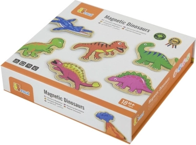 Dřevěné magnety dinosauři – sada 20 ks