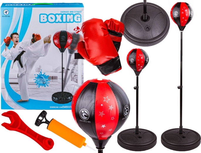 Dětská boxovací sada se stojanem 120 cm