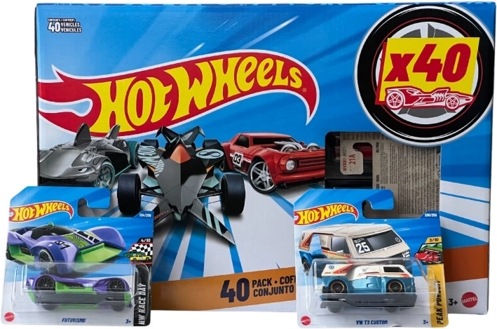 Hot Wheels sada 40 autíček