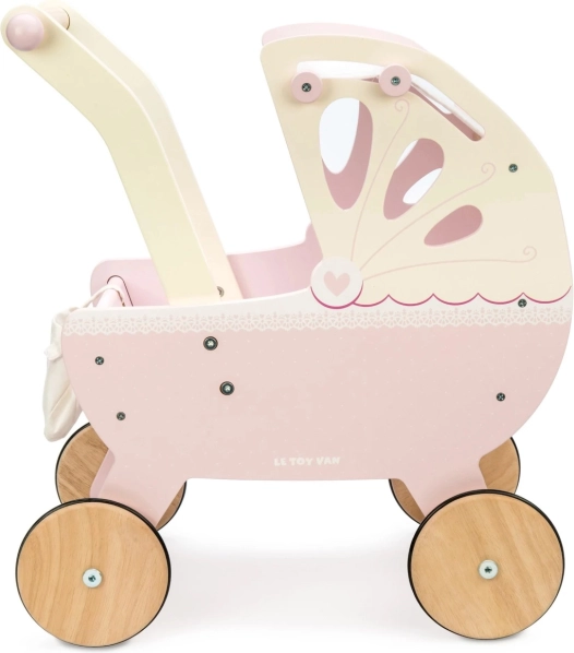 Dřevěný kočárek pro panenky Sweet Dreams LE TOY VAN