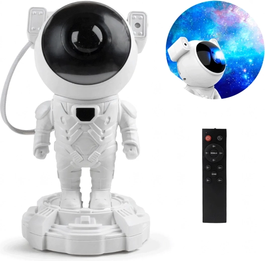 Otočná hlava astronauta pro přesnou projekci