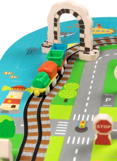 Samojezdící lokomotiva a vagónky